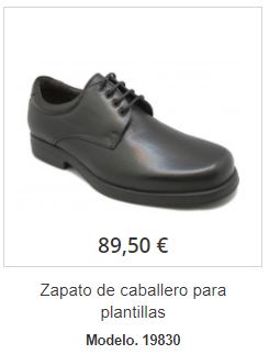 zapato hombre diabetico